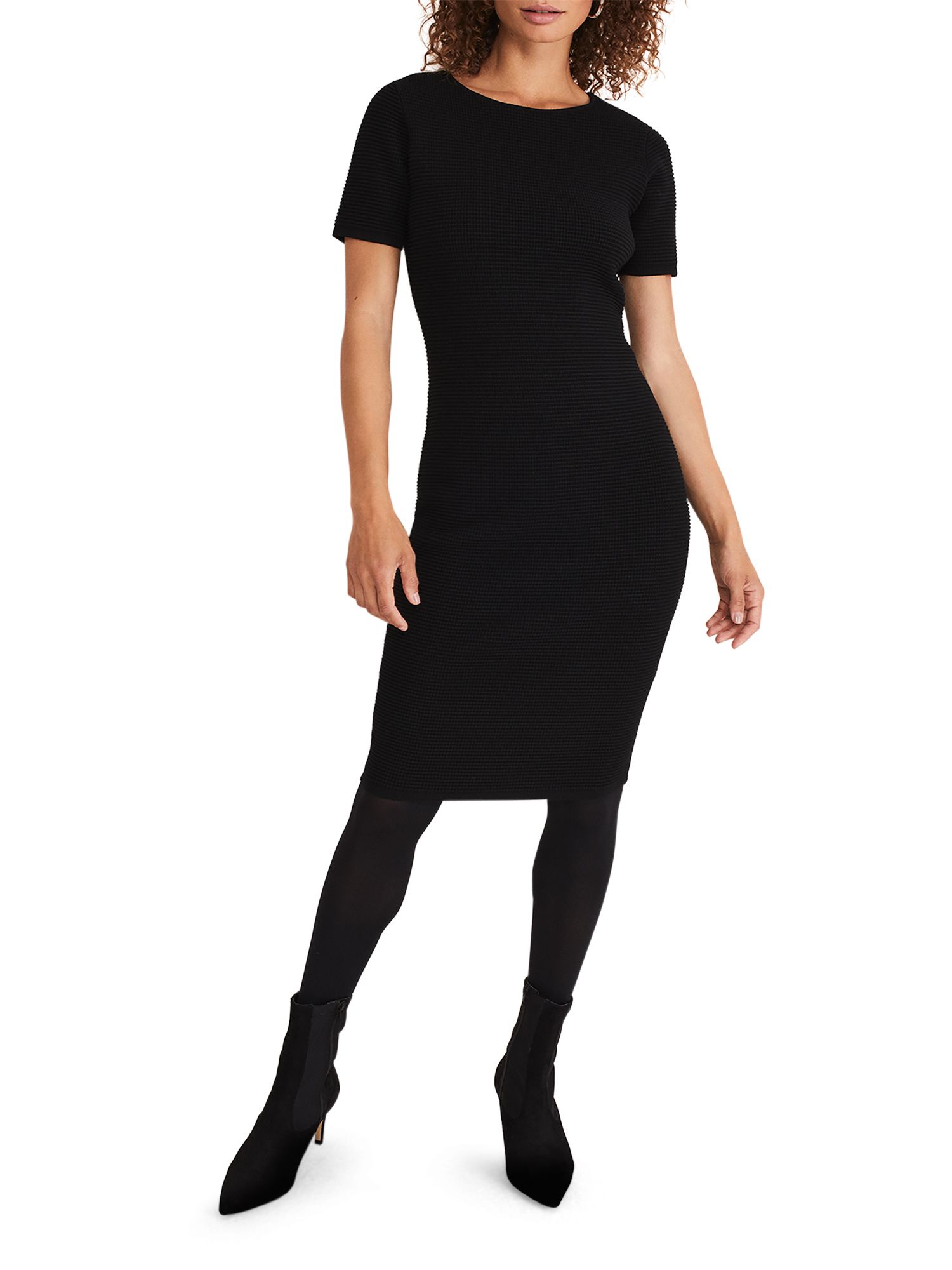 Elsa Ribbed Short Sleeve T-Shirt Dress