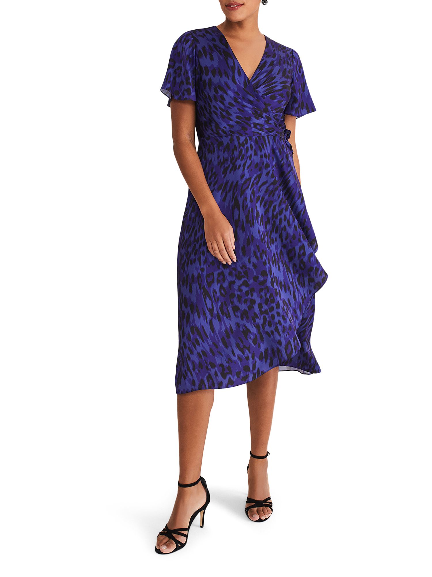 Colletta Print Wrap Dress