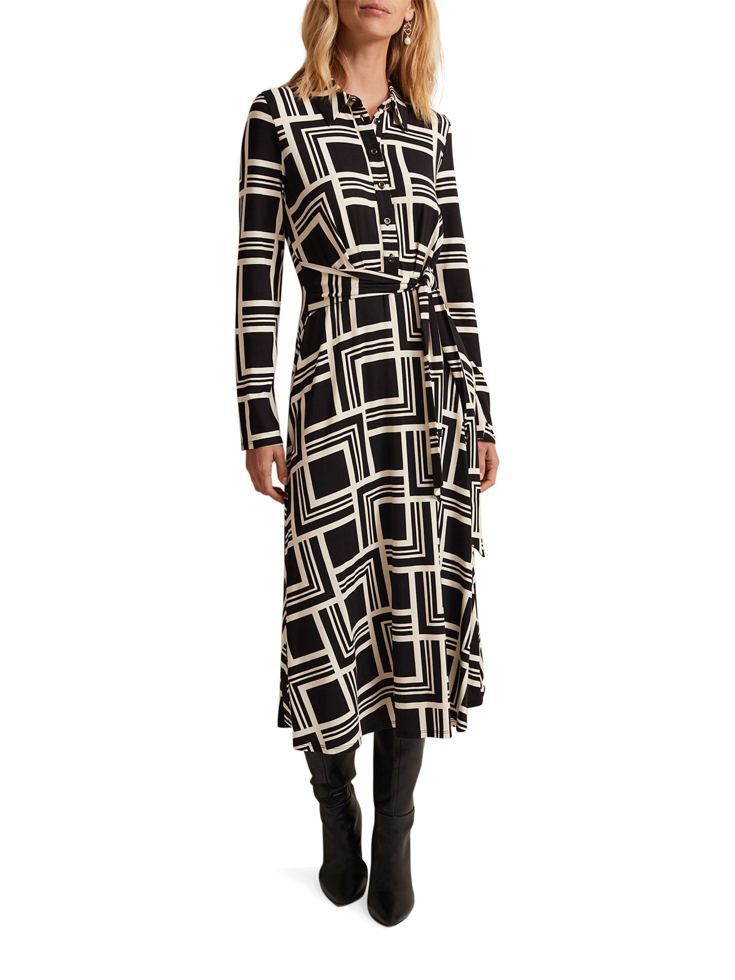 April Midi Dress Geometric