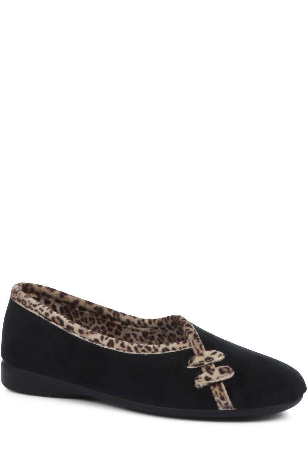 Leopard Print Slippers