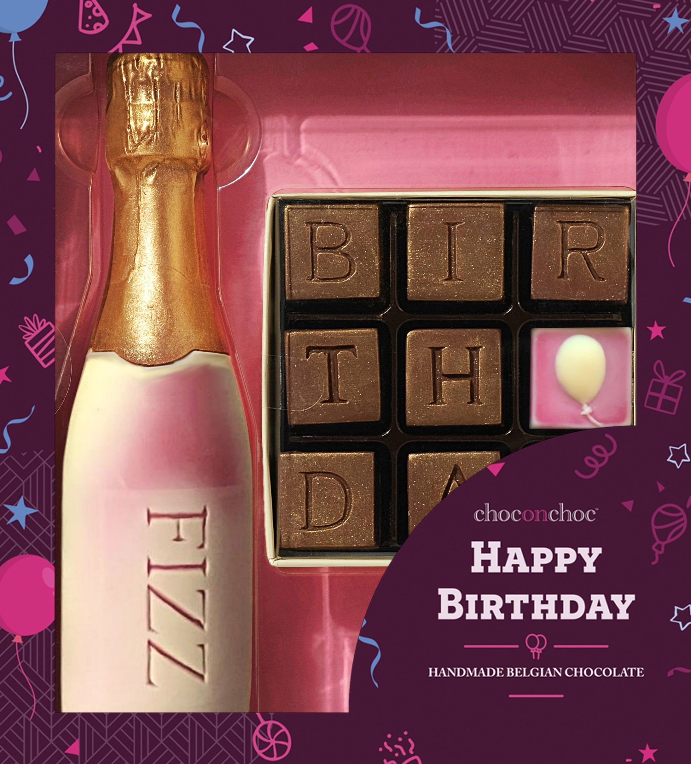 Chocolate Birthday And Fizz Gift Box