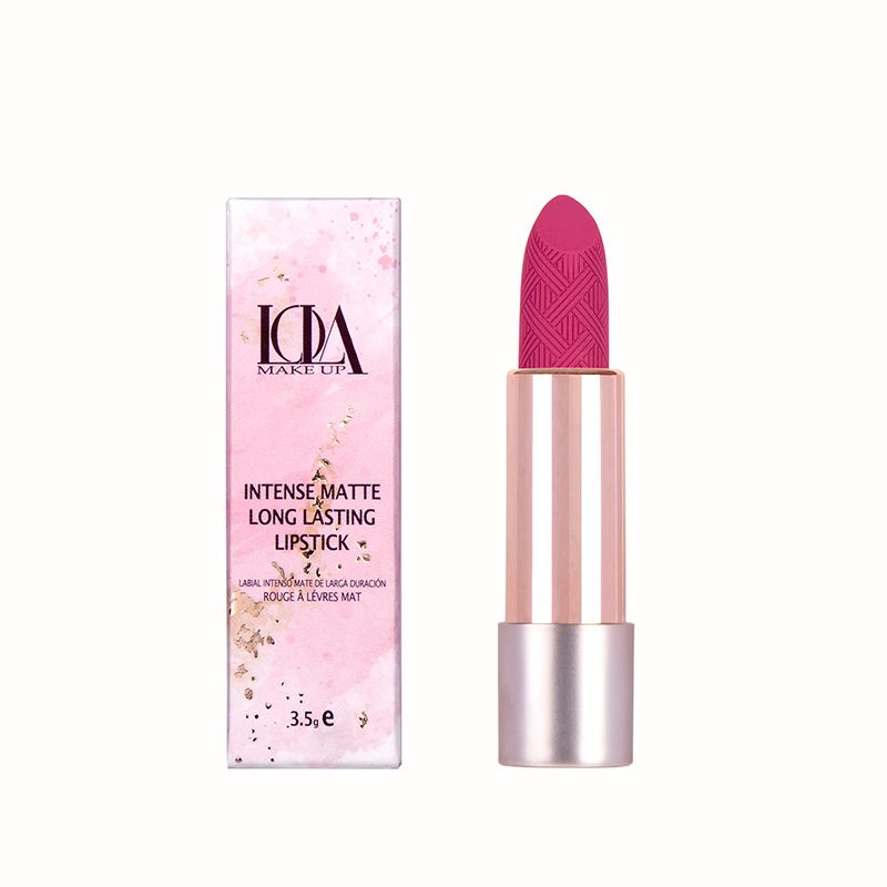 Lola Long-Lasting Matte Lipstick – Shade 703 Classic Pink (Dark Pink, Vegan)