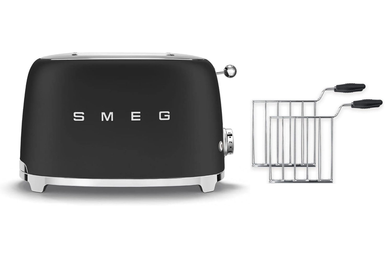 TSF01 Matte 2 Slice Toaster with 2-Sandwich Racks