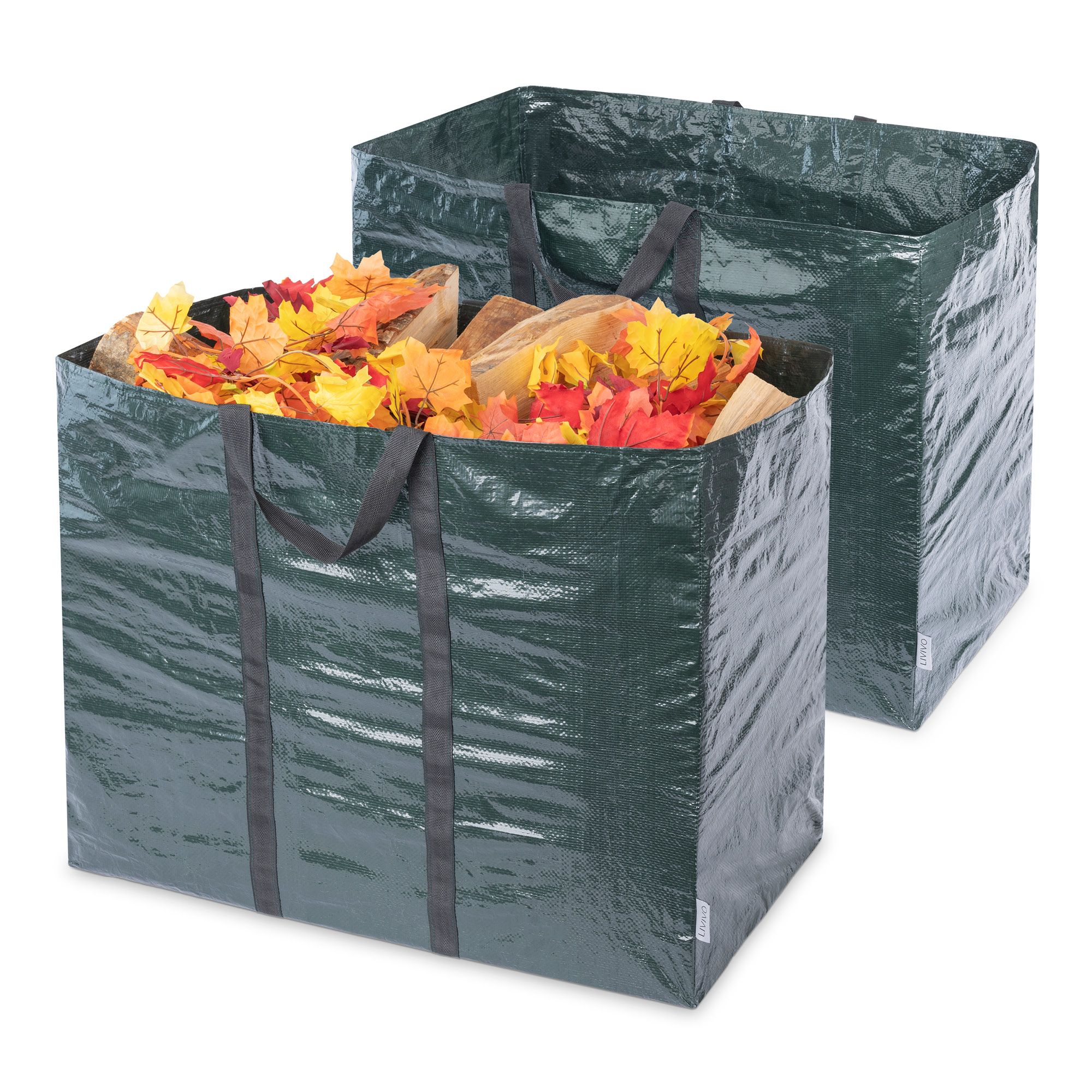 Large 150L Heavy Duty Garden Bags - Waterproof, Reusable (Set of 2)