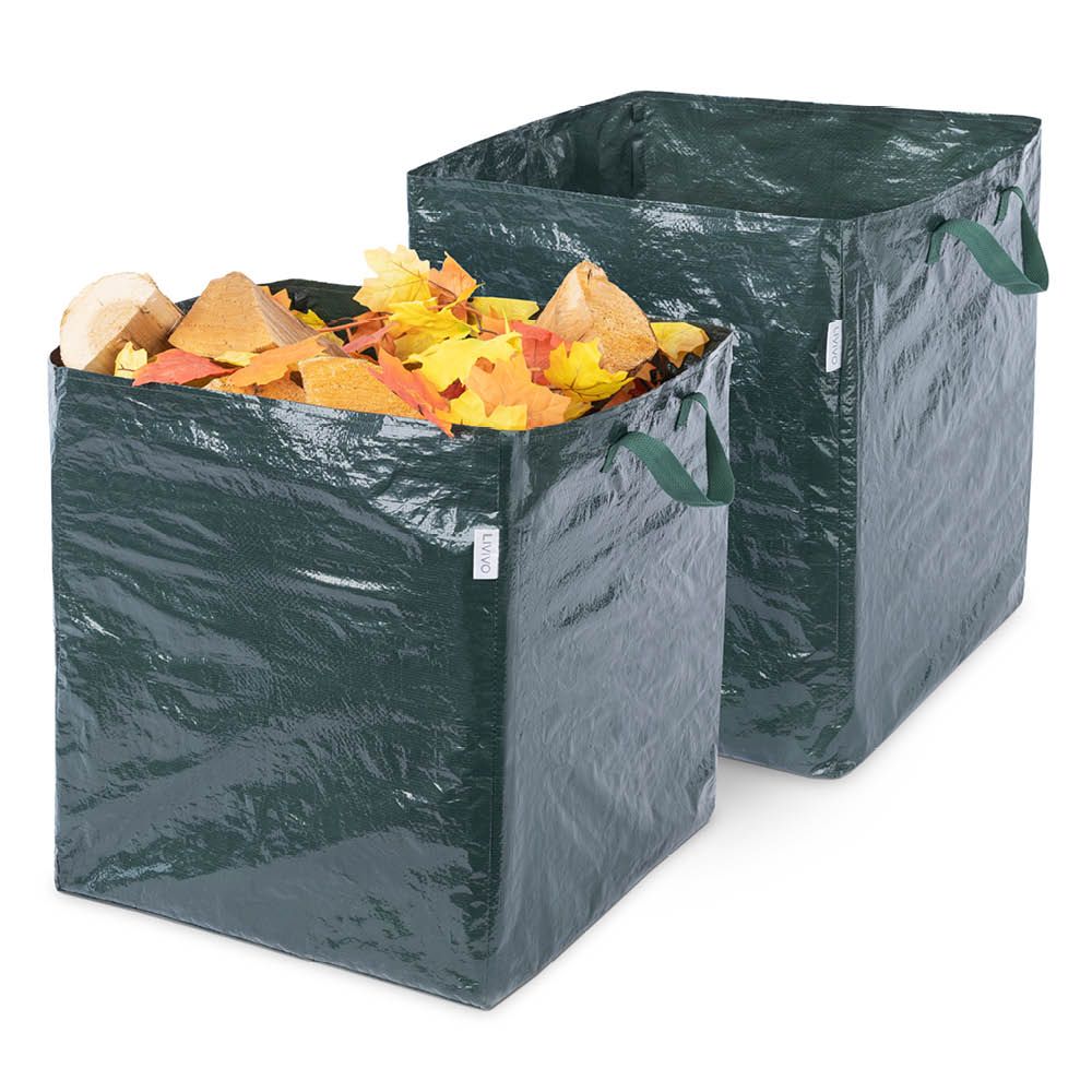 Large 82L Heavy Duty Garden Bags - Waterproof, Reusable (Set of 2)
