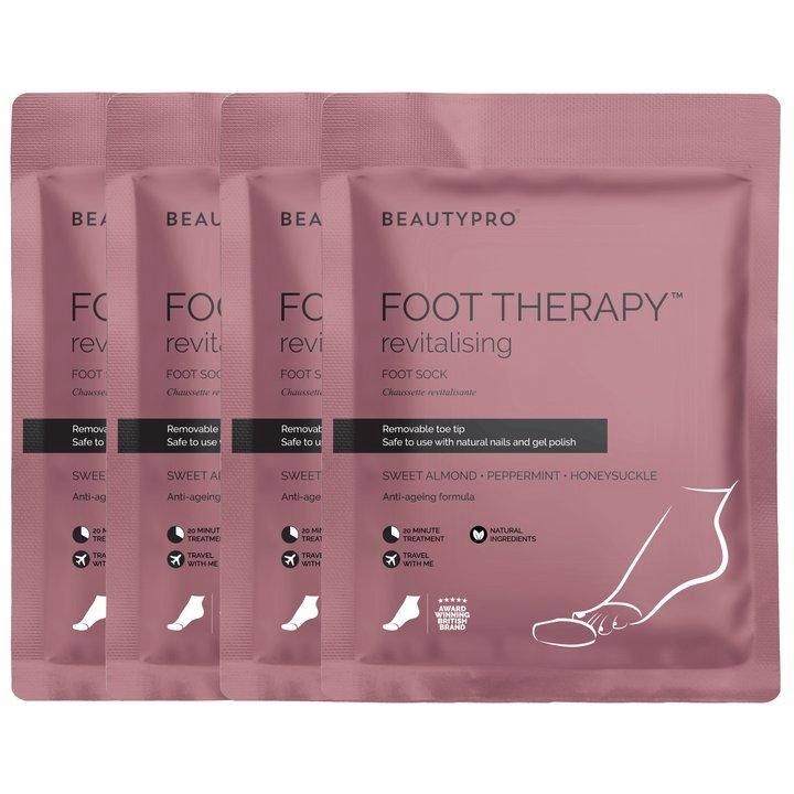 Foot Therapy Collagen Infused Bootie - Pack Of 4