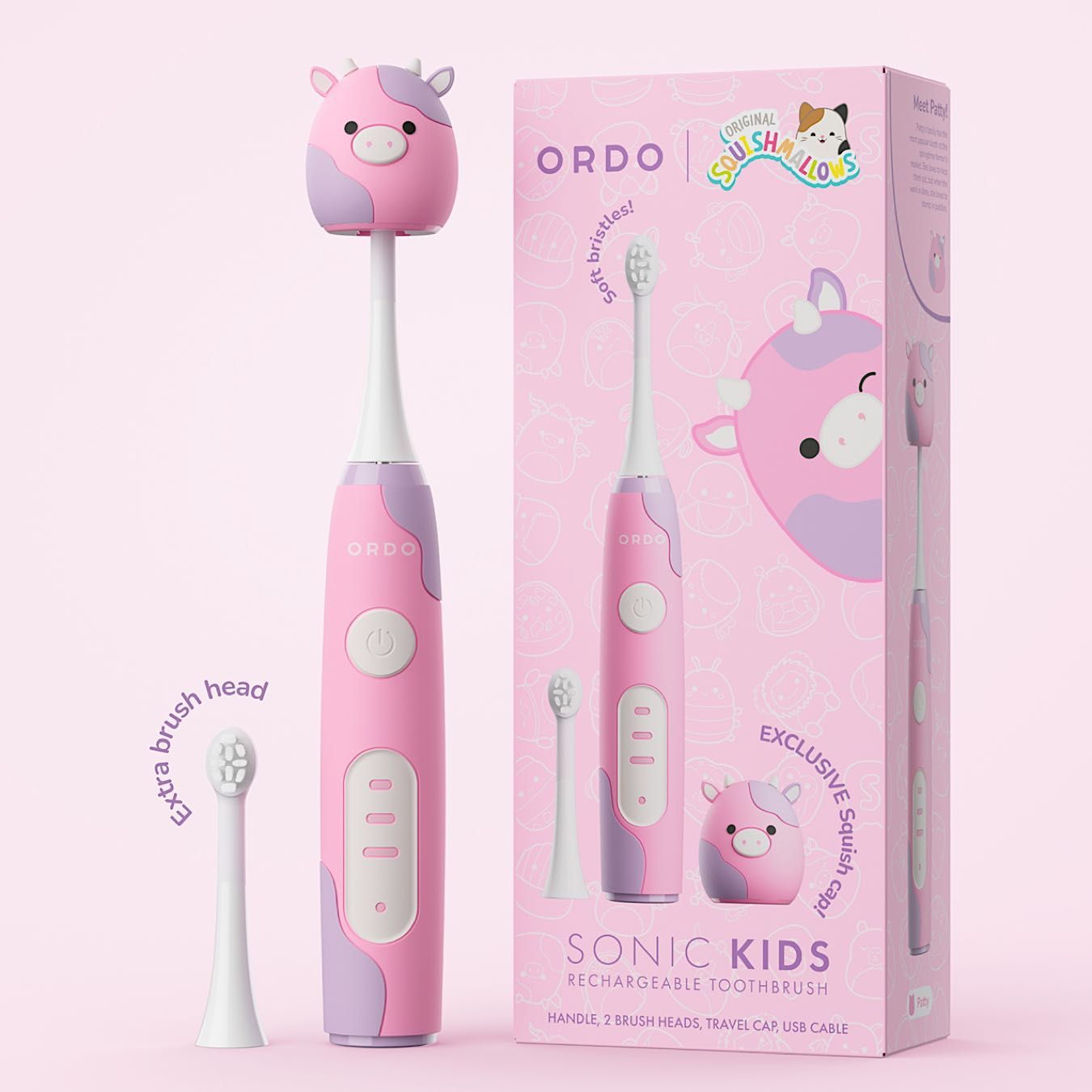 Sonic Kids Recharging Toothbrush Squishmallows Patty