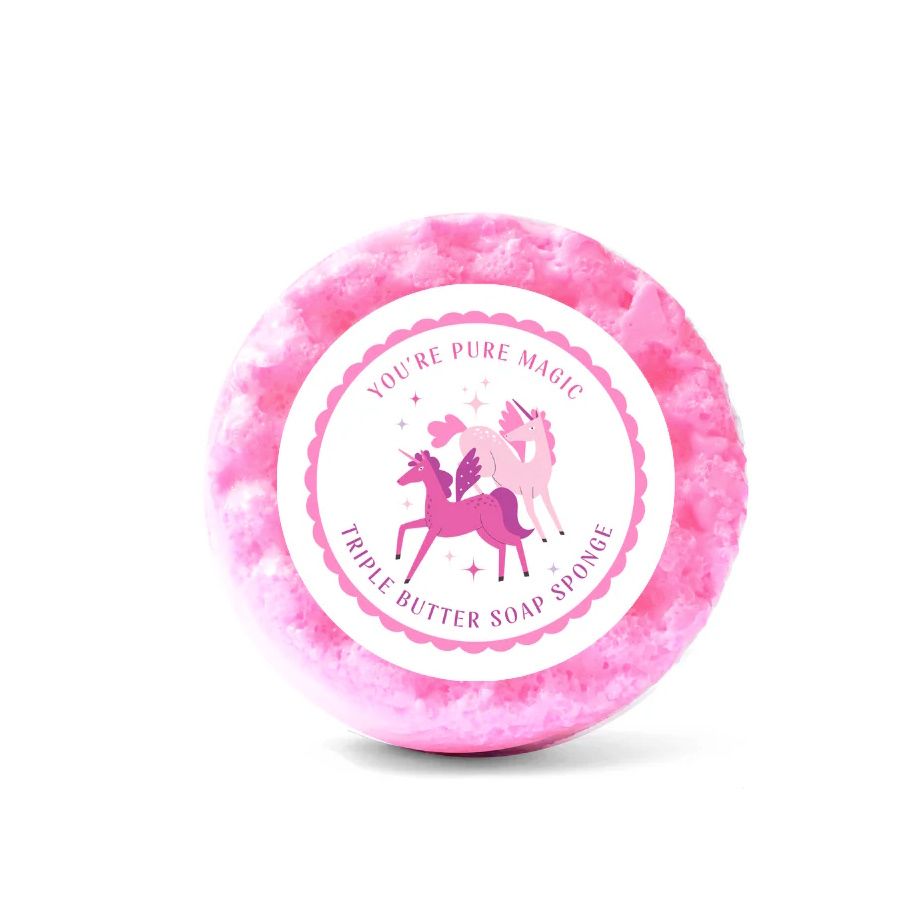 Triple Butter Shower Soap Sponge You're Pure Magic Pixie Potion