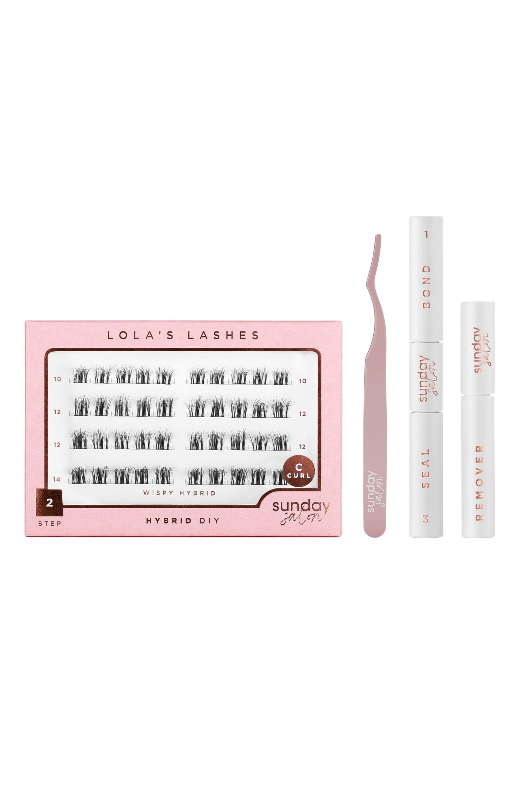 Lola's Lashes "Wispy Hybrid" DIY Lash Extensions Starter Set