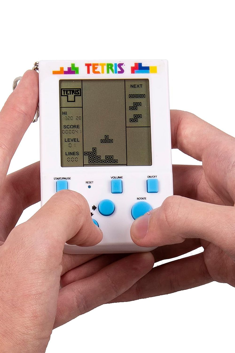 Tetris Keyring Handheld Arcade Game