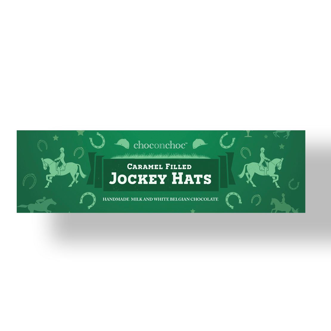 Caramel Filled Chocolate Jockey Hats