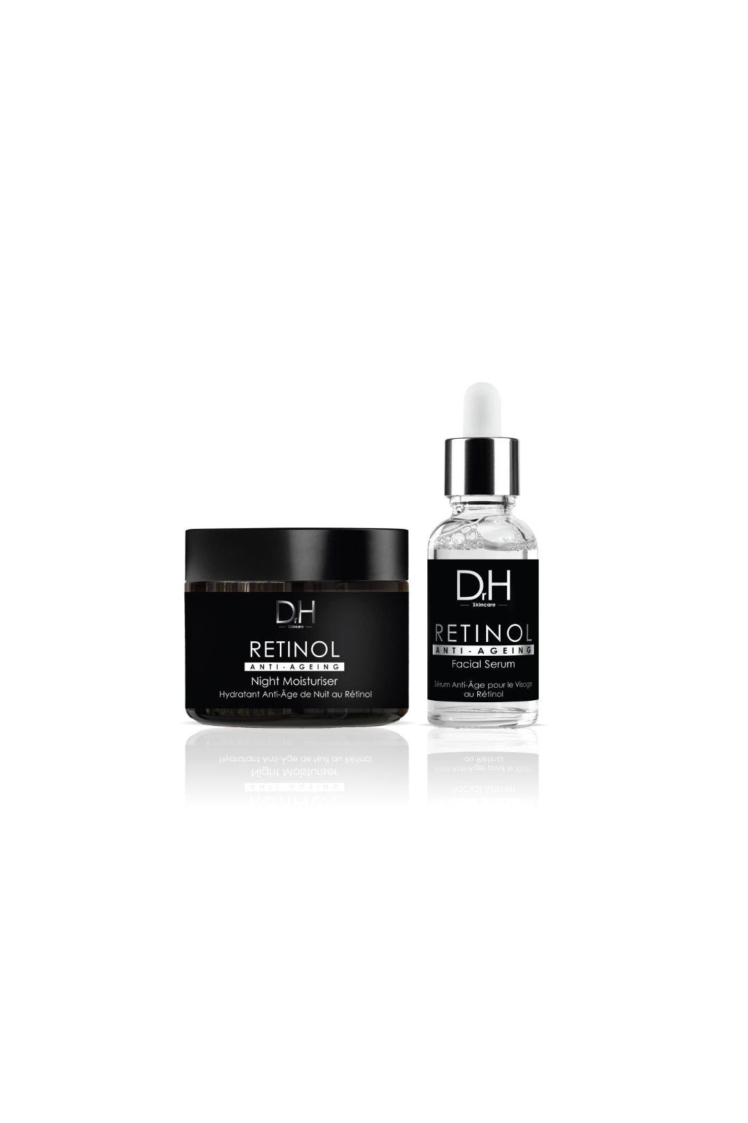 Retinol Anti-Ageing Night Moisturiser 60ml + Anti-Ageing Retinol Facial Serum 30ml