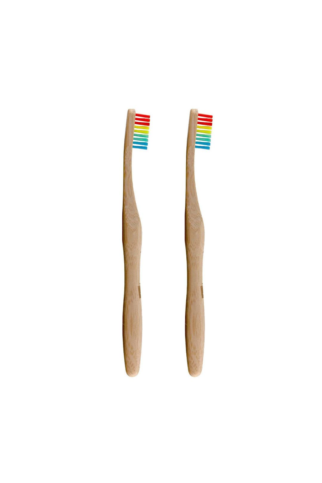 Bamboo Toothbrush Rainbow Twin Value Savings Pack