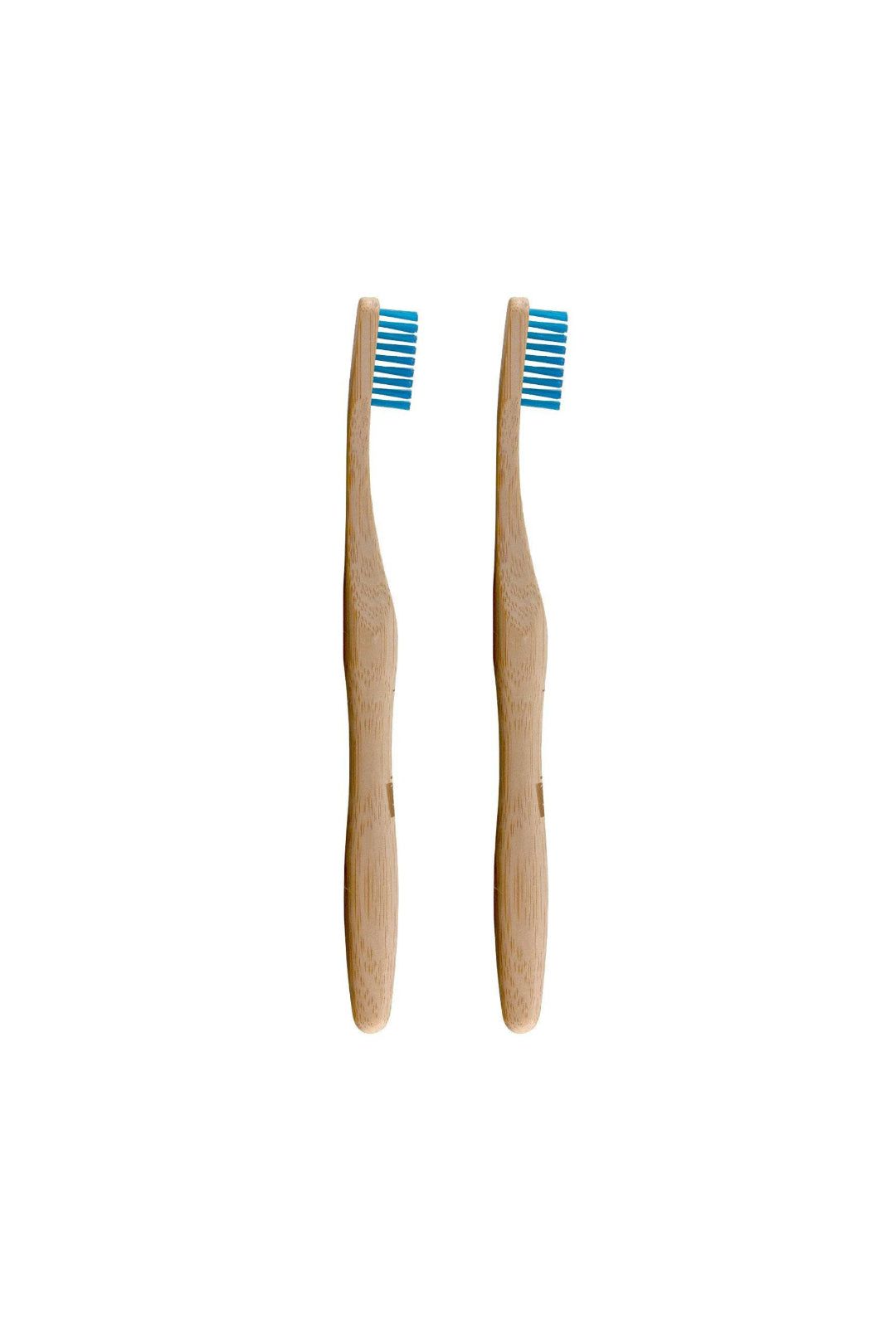 Bamboo Toothbrush Blue Twin Value Savings Pack