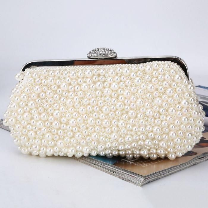 Pearl and Crystals Elegance Clutch