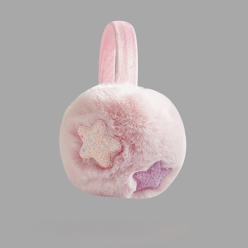 Glittering Starry Comfort Plush Winter Earmuffs