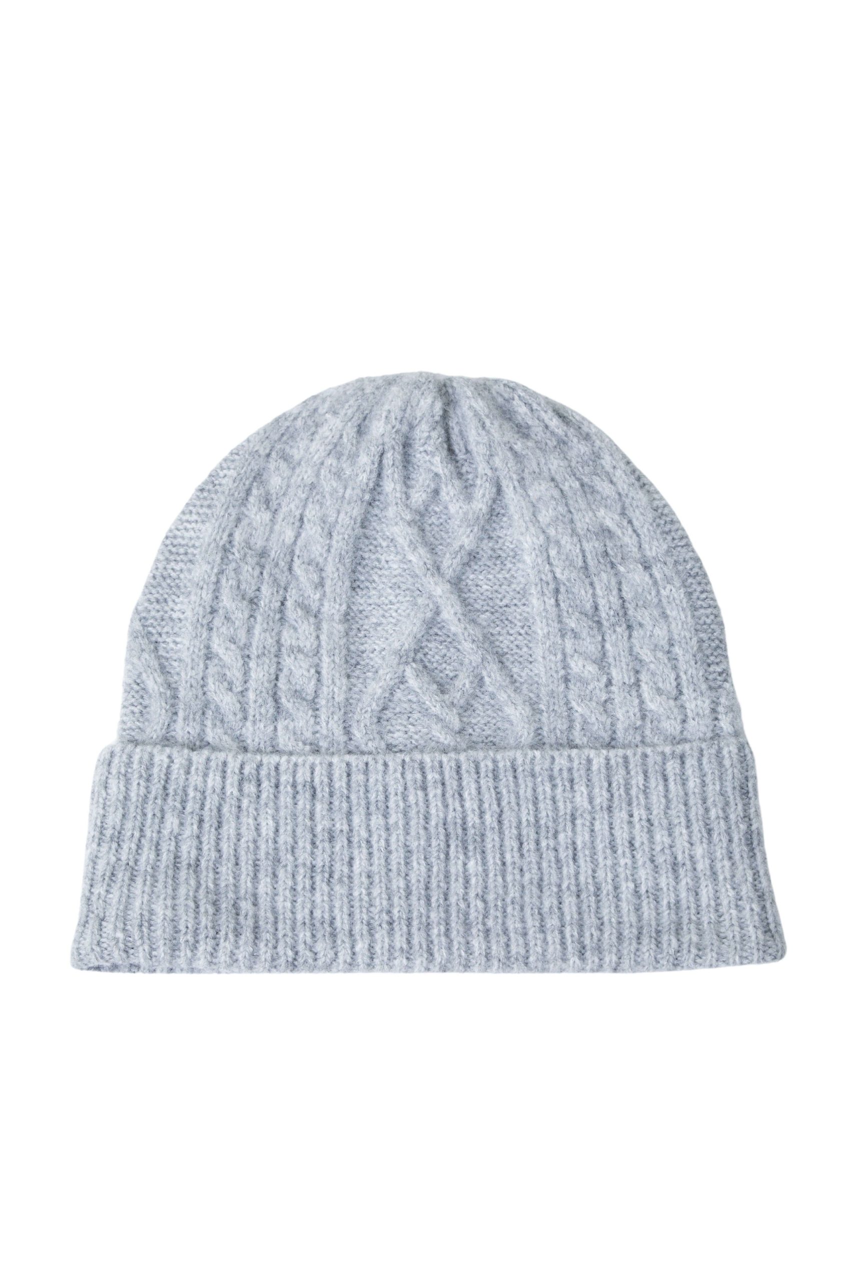Cable Knit Stretch Hat