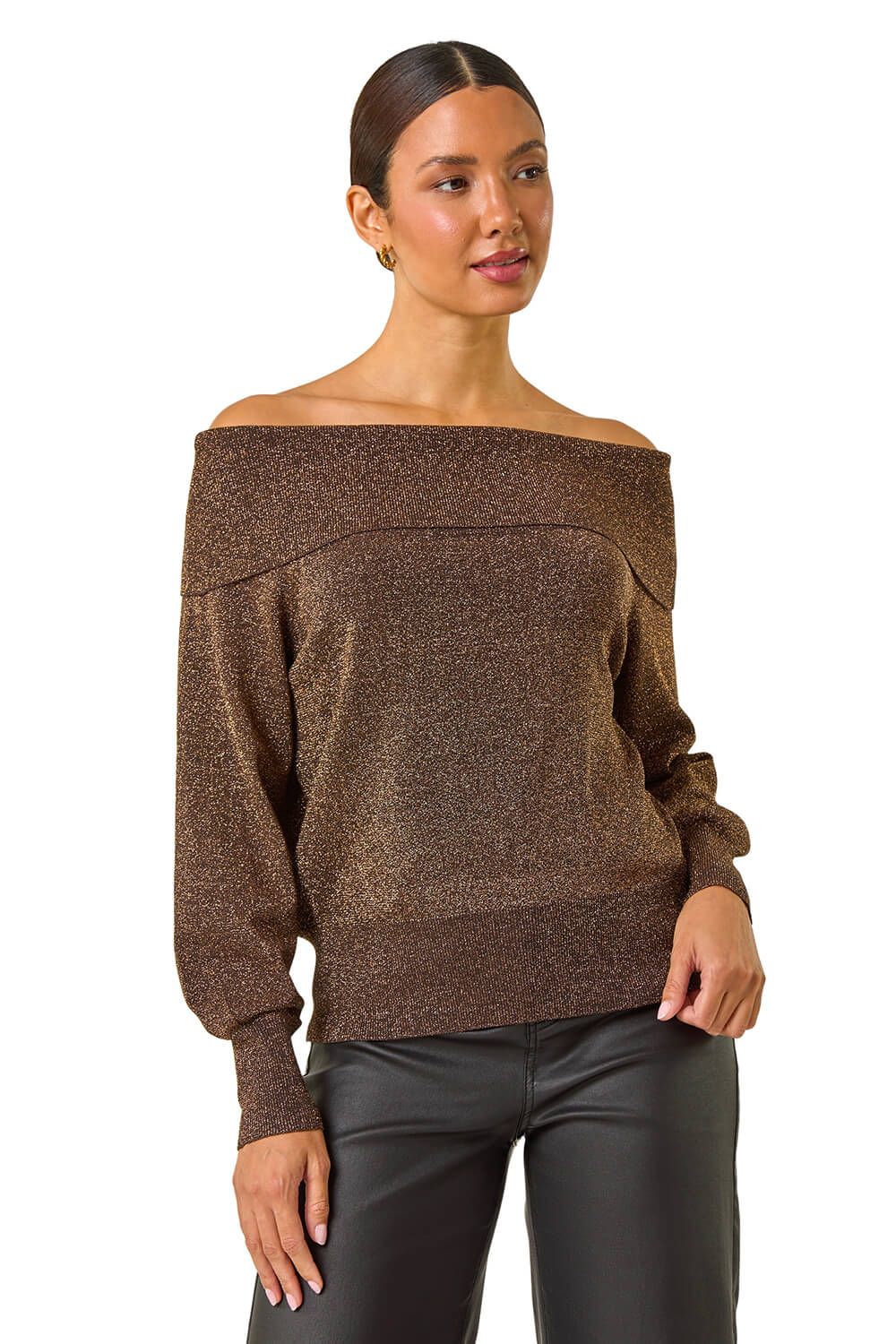 Bardot Shimmer Knit Jumper