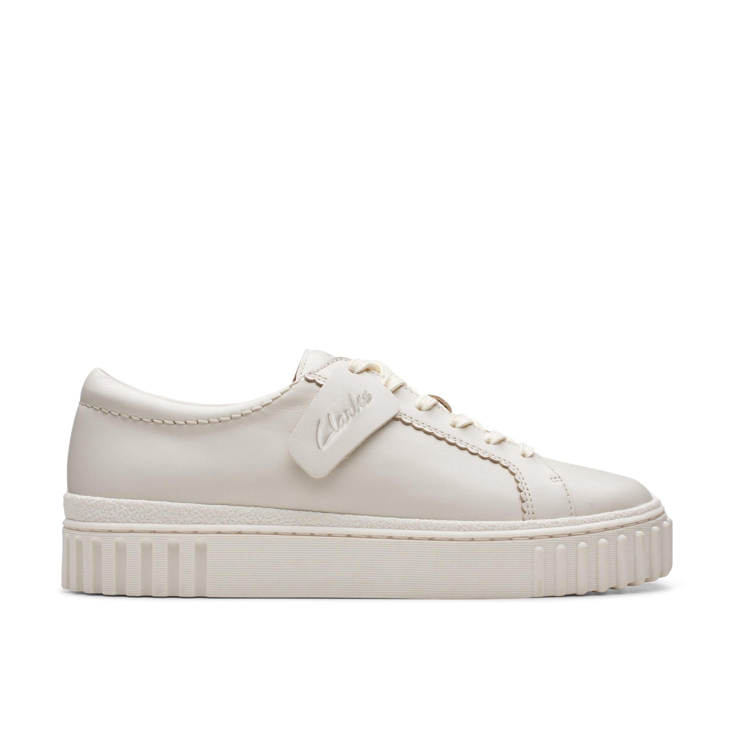 Mayhill Walk Off White Leather Trainers