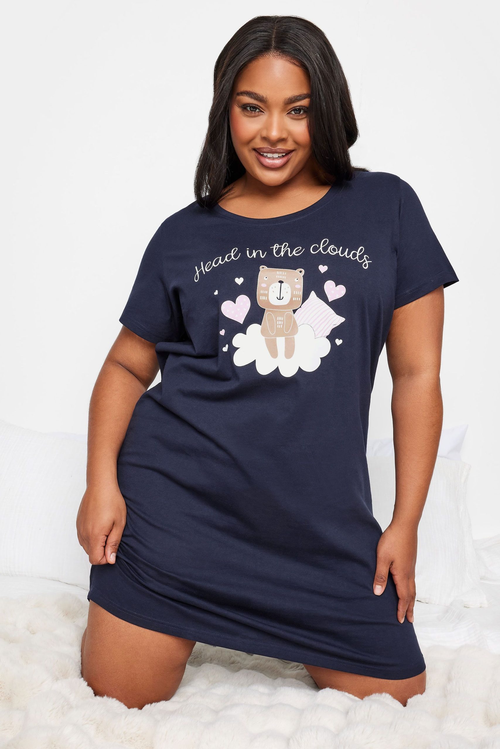 'Head In The Clouds' Printed Nightdress