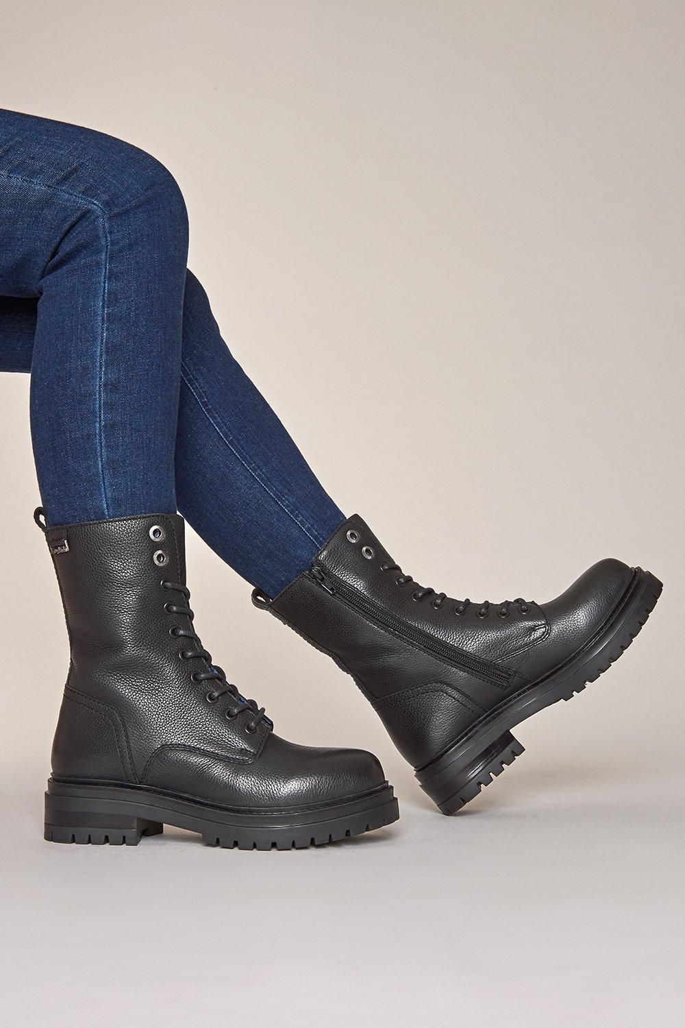 'Sayer' Chunky Lace Up Boots