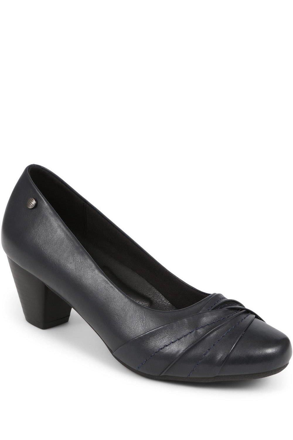 Low Heeled Court Shoes