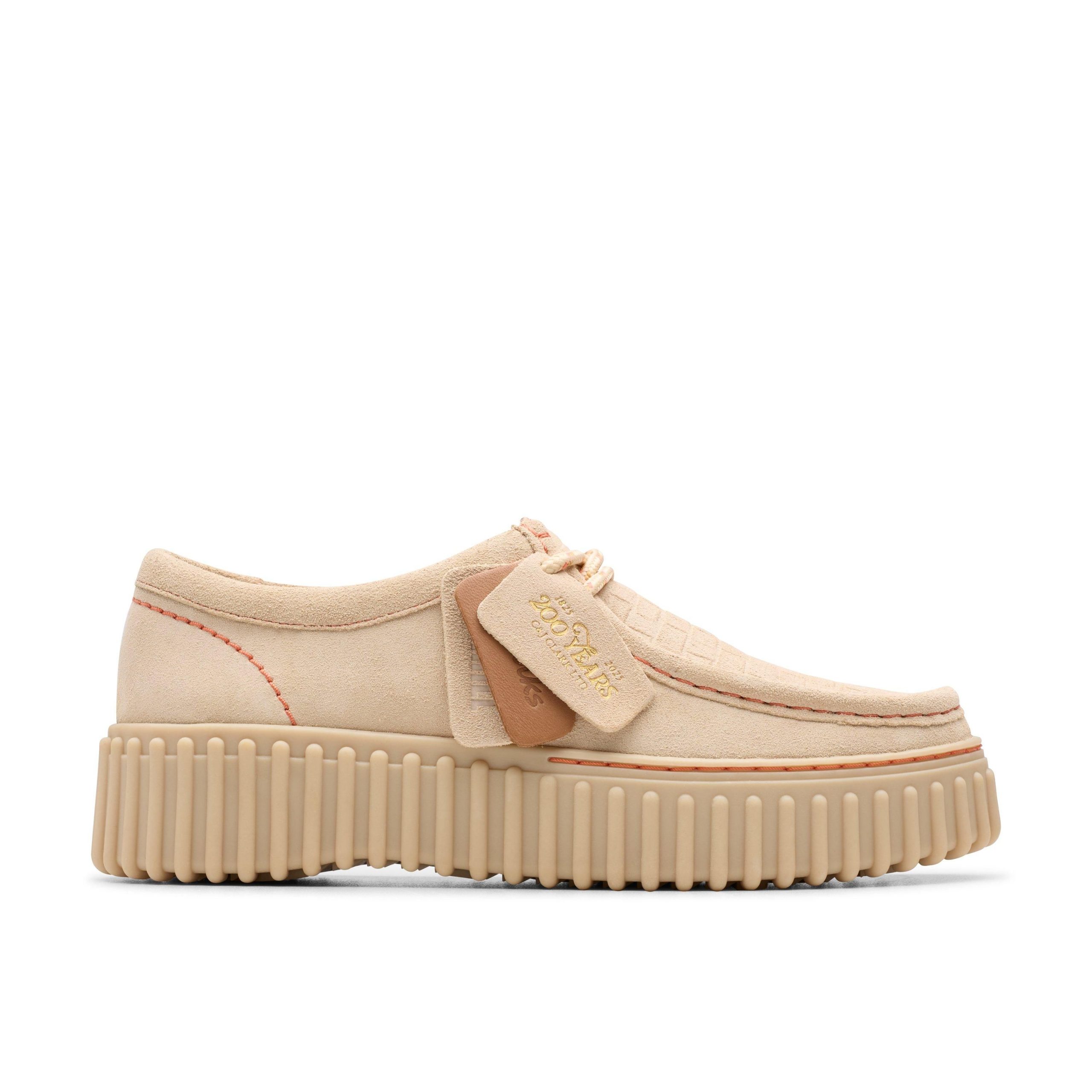 Torhill Bee Ecru Suede Loafers