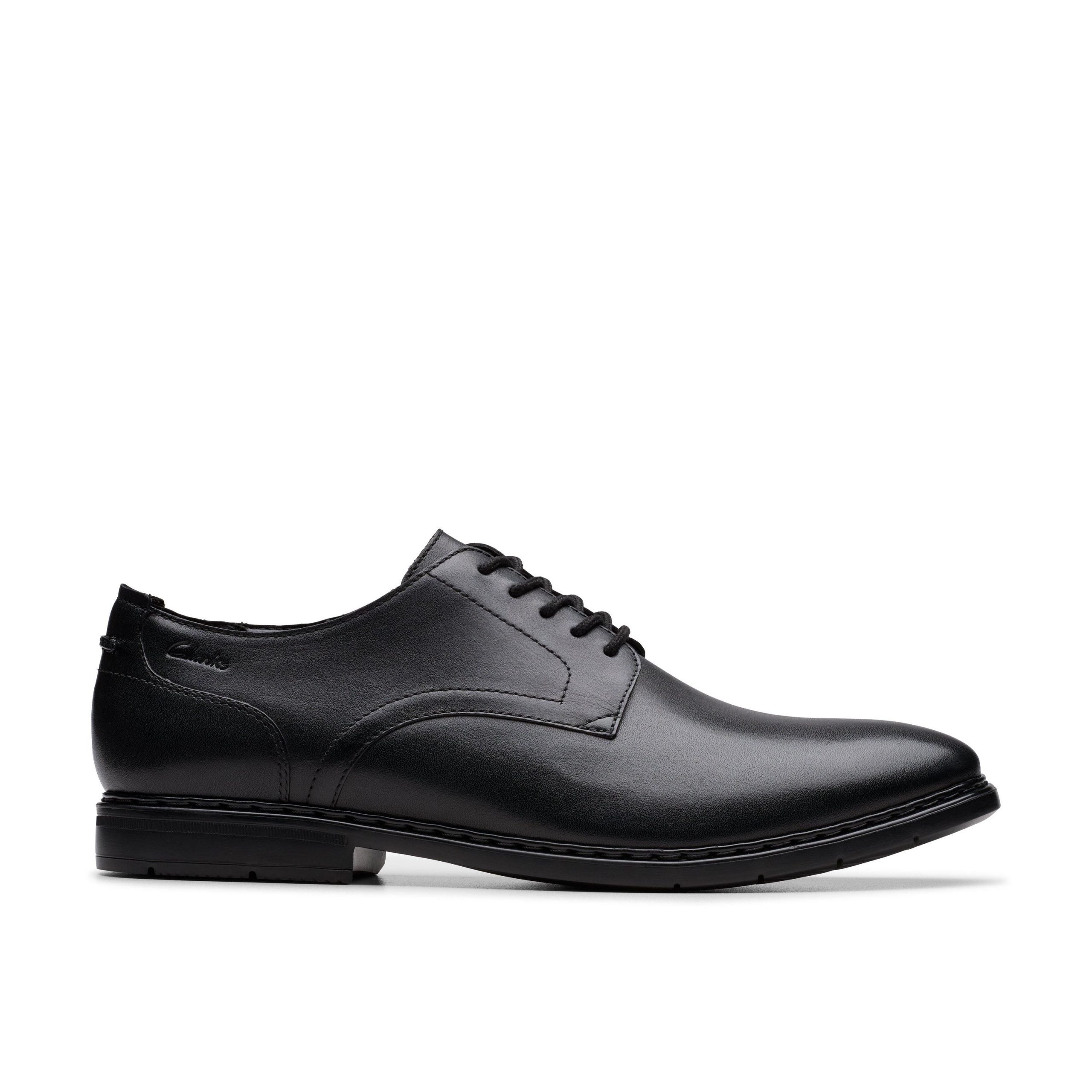 Banbury Derby Black Leather Derby Shoe