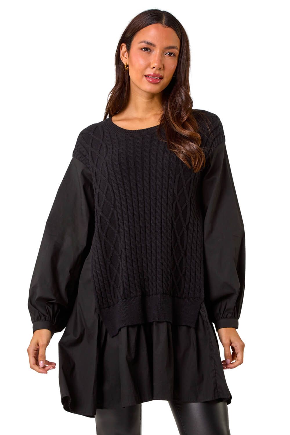 2 in 1 Yoke Knitted Jumper