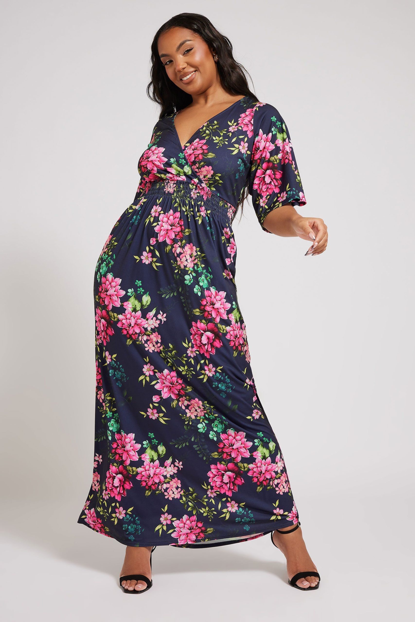 Floral Print Maxi Dress