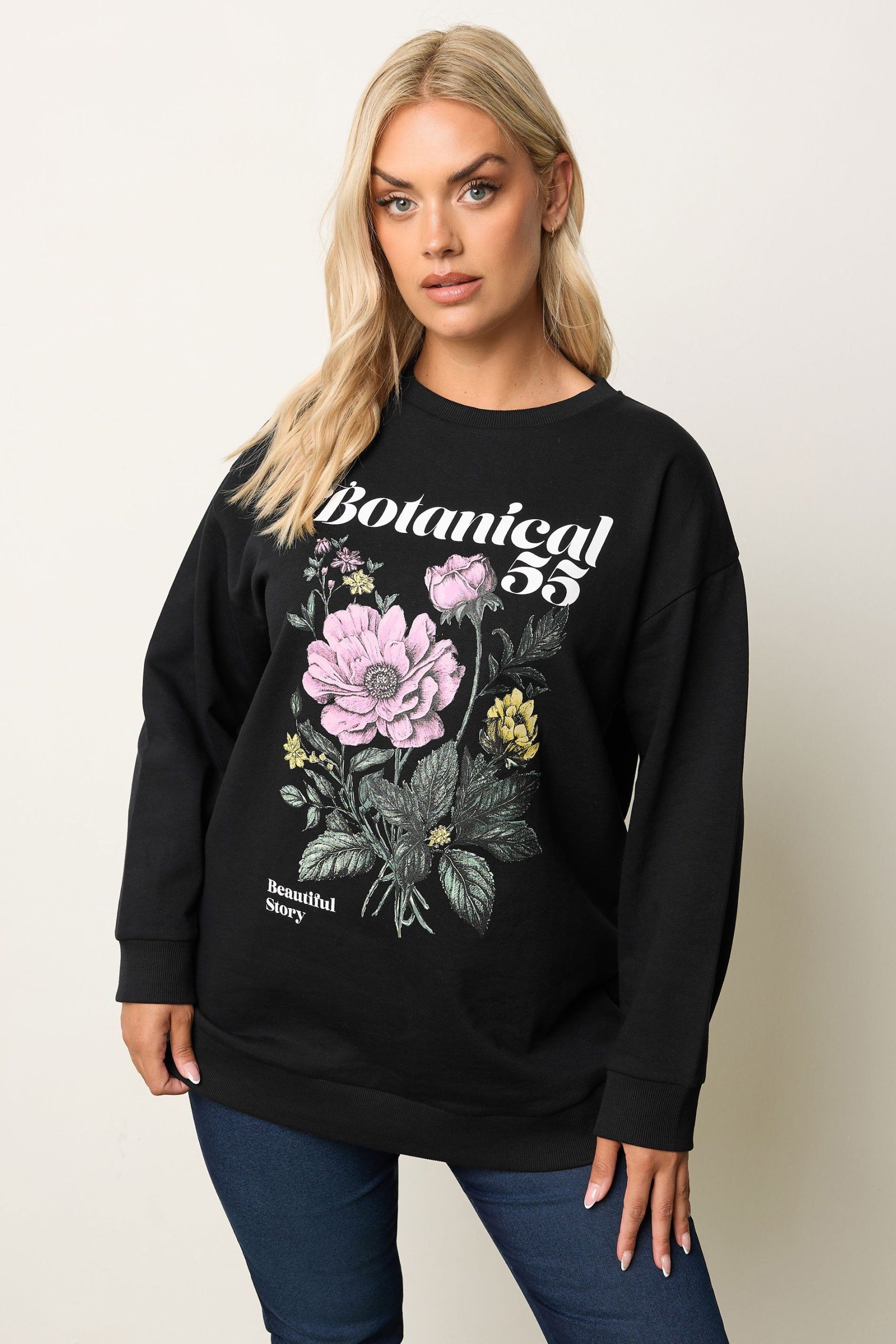'Botanical' Floral Sweatshirt