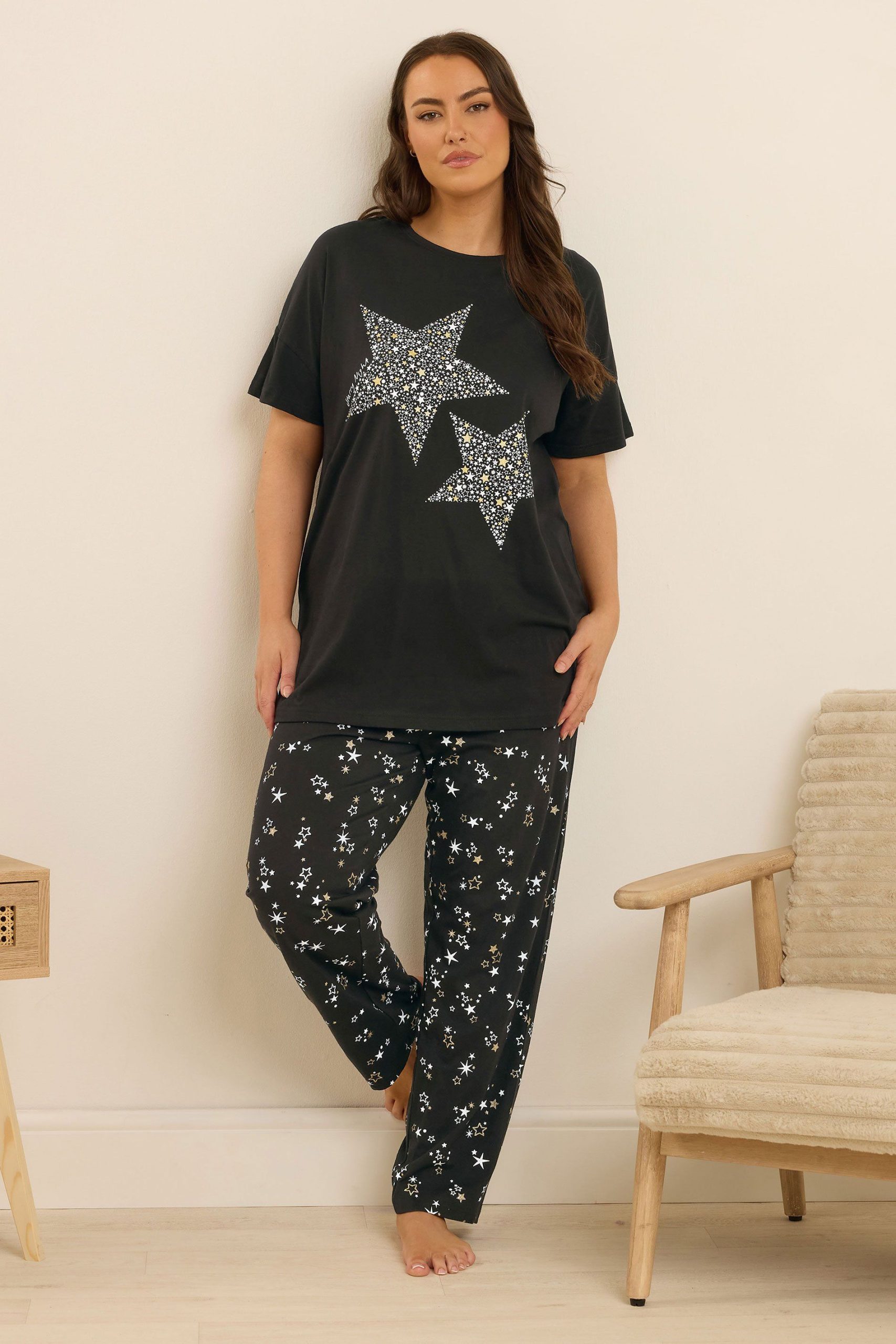 Star Wide Leg Pyjama Set