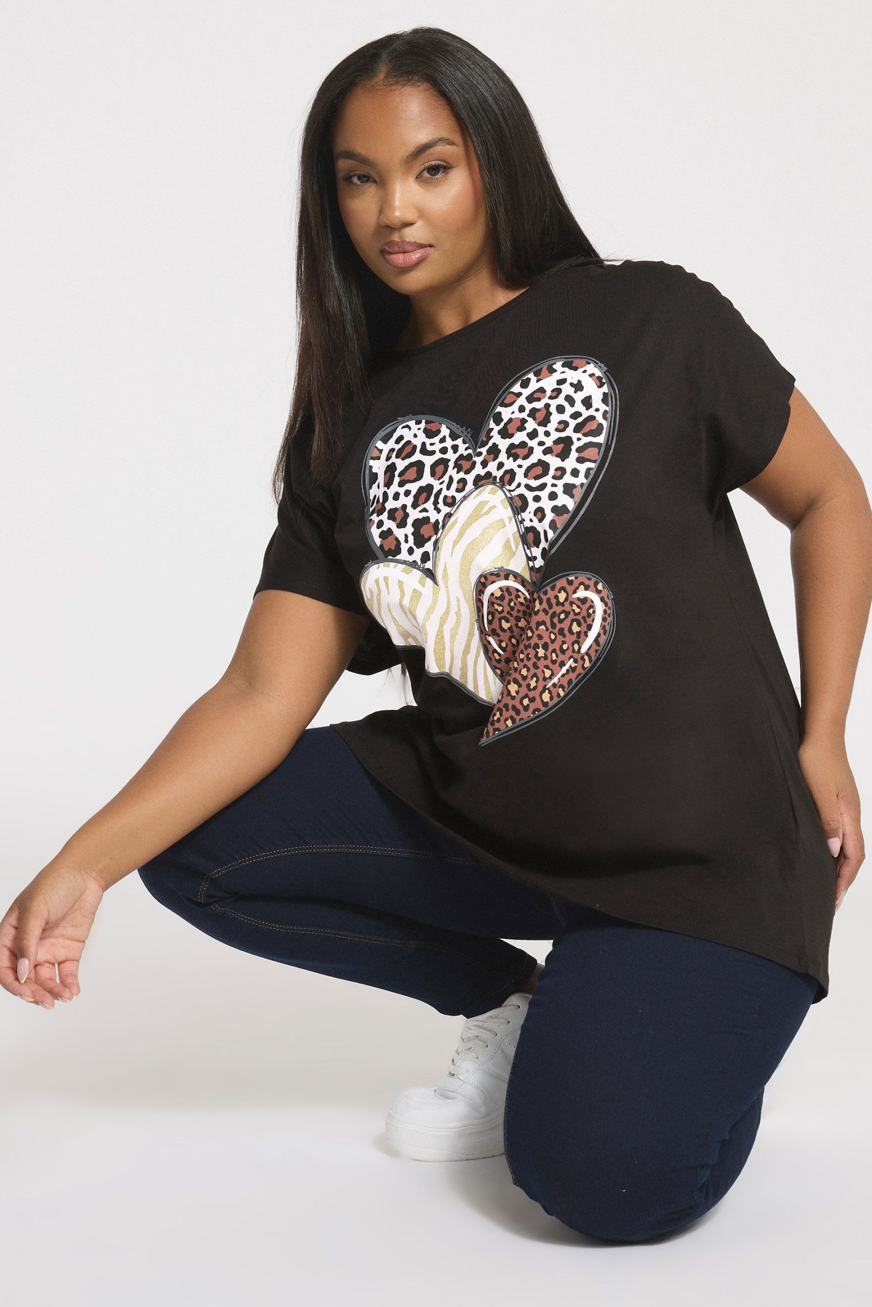 Animal Heart Graphic T-Shirt