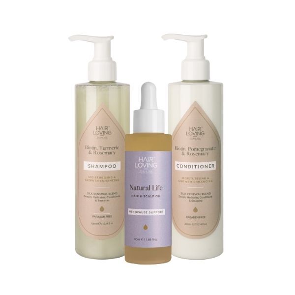300ml Shampoo Conditioner & 50ml Menopause Hair Oil