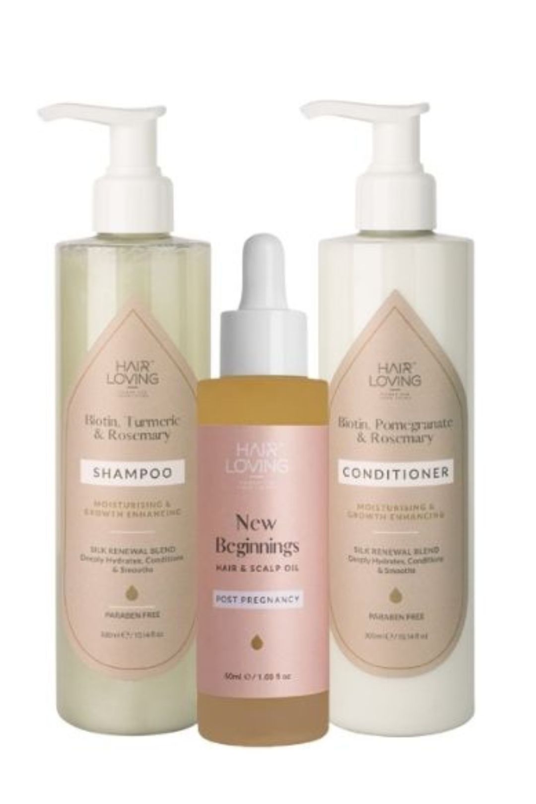 300ml Shampoo Conditioner & 50 ml Postpartum Hair Oil