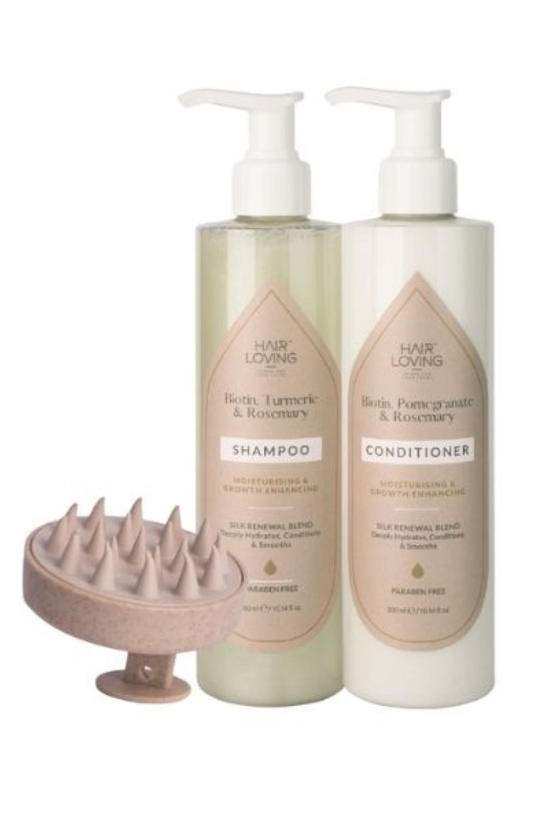 300 ml Shampoo & Conditioner & Scalp Massager