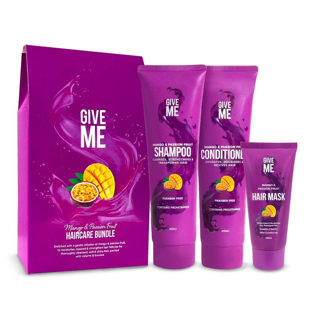 The Haircare Bundle - Mango & Passion Fruit - Shampoo & Conditioner Gift Set