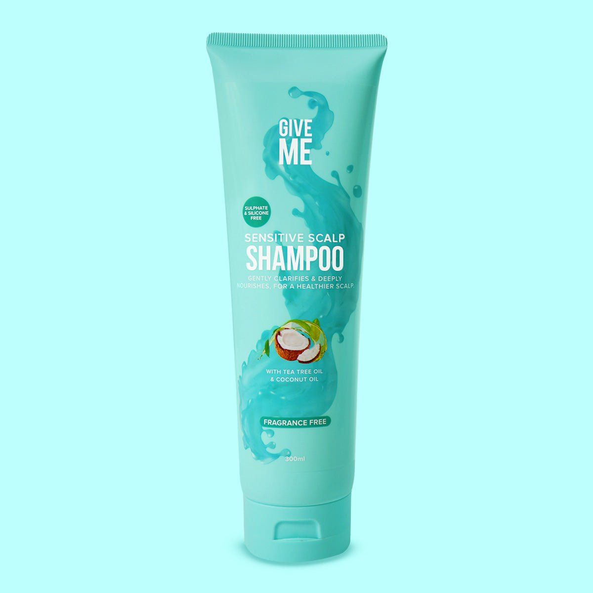 Sensitive Scalp Shampoo - Tea Tree & Coconut Oil - 300ml