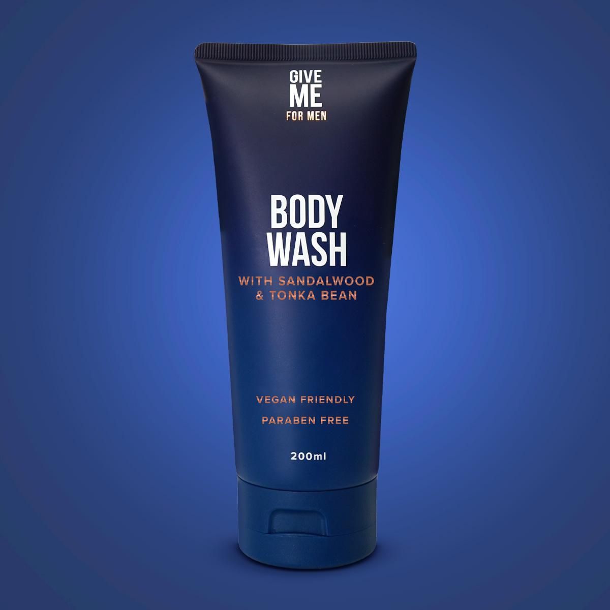 Mens Body Wash - Sandalwood & Tonka Bean - 200ml