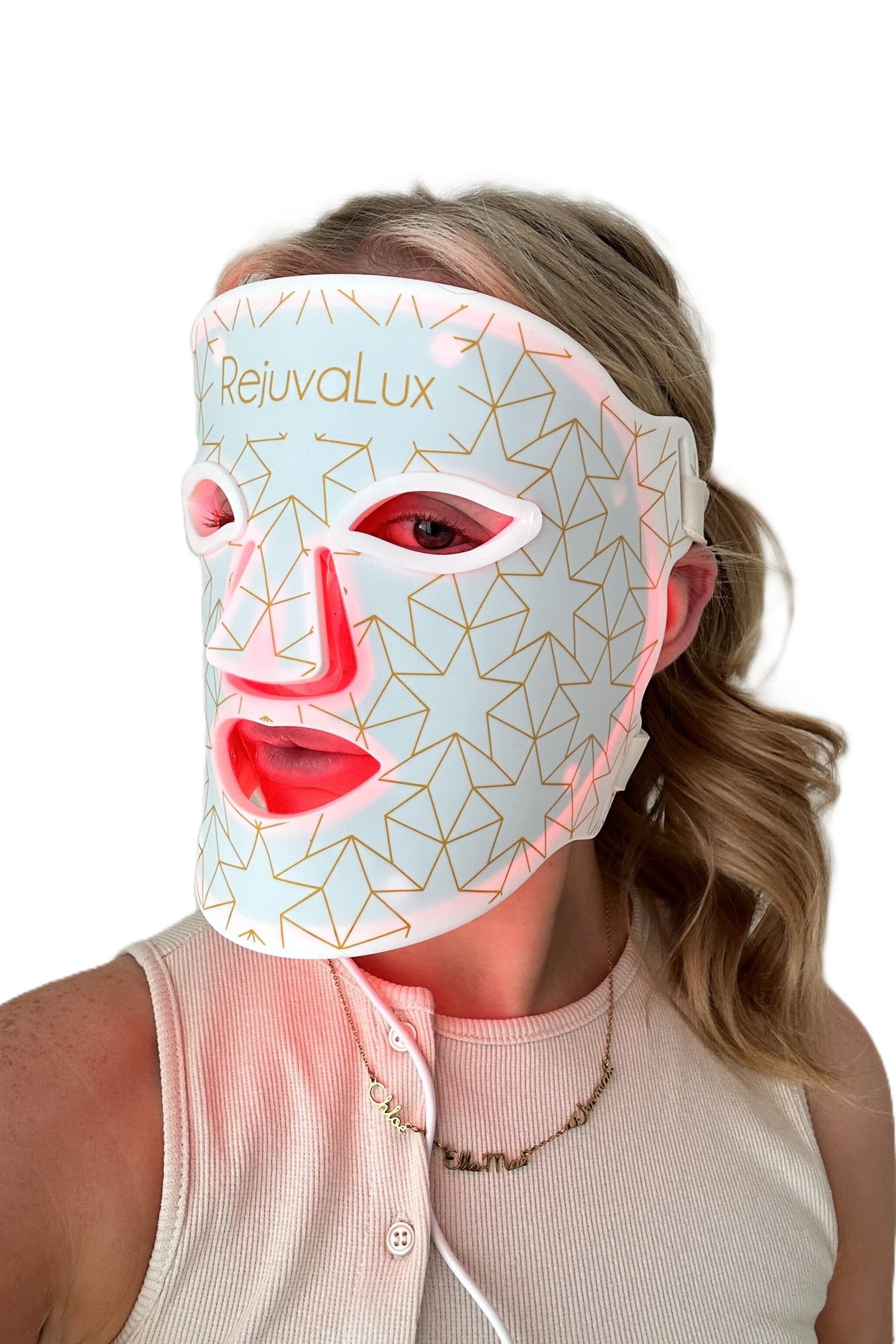 RejuvaLux Advanced LED Light Therapy Mask With Near-Infrared