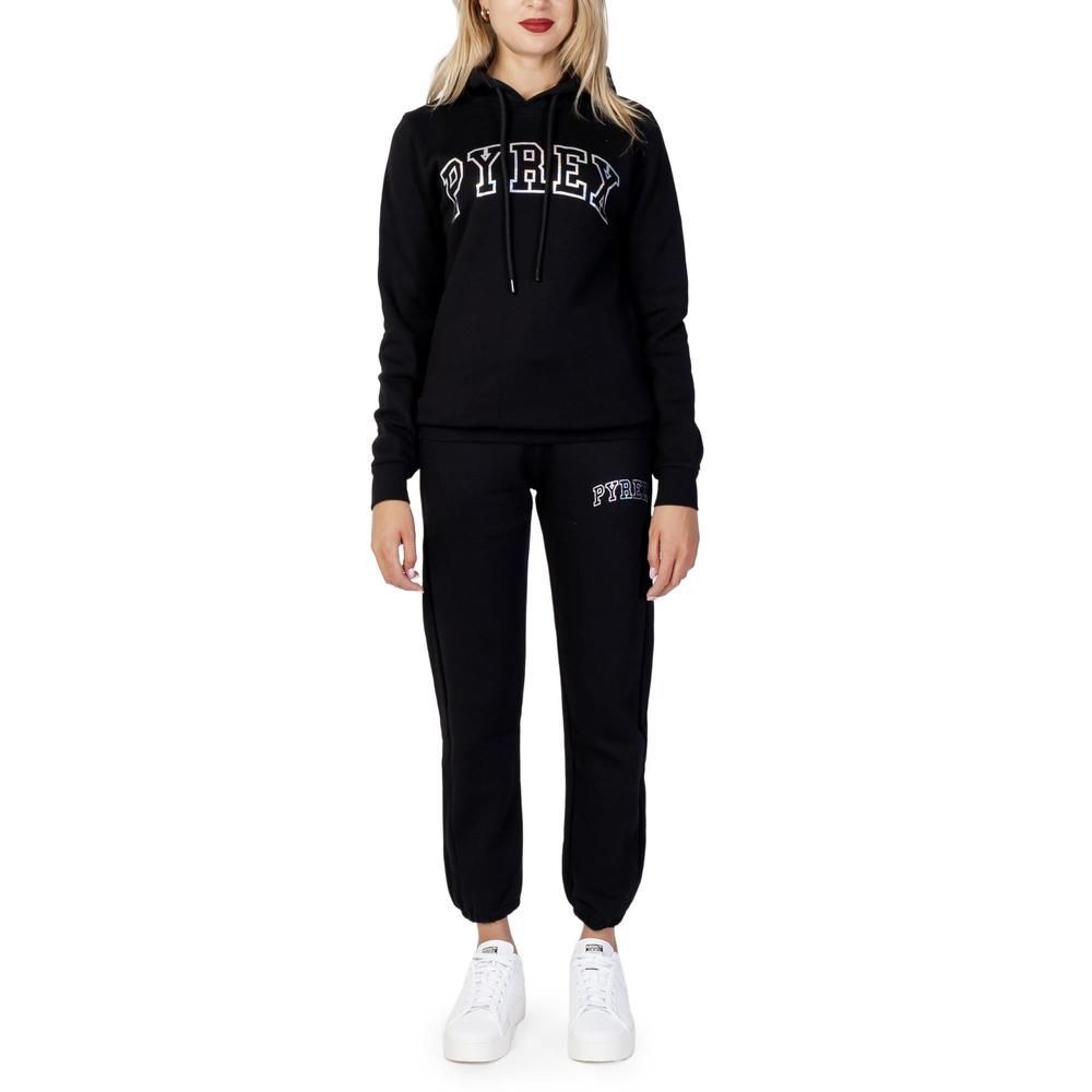 Casual Comfortable Outfit with Hoodie and Pants- Black