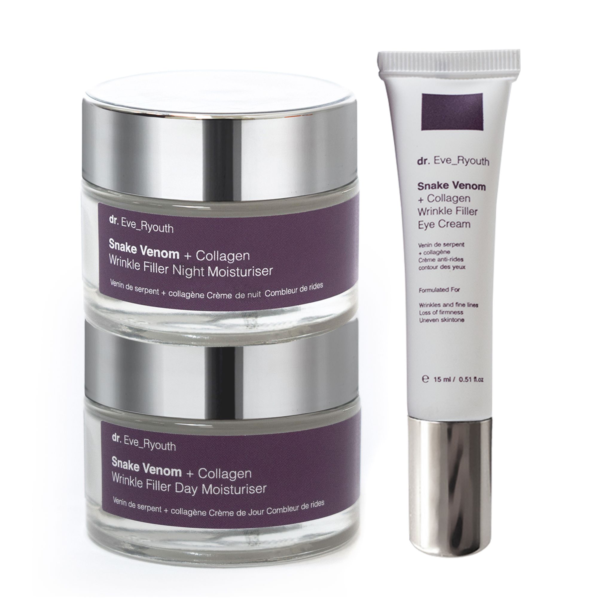 3pc Ultimate Wrinkle Filler Face & Eyes Anti-Aging Starter Set