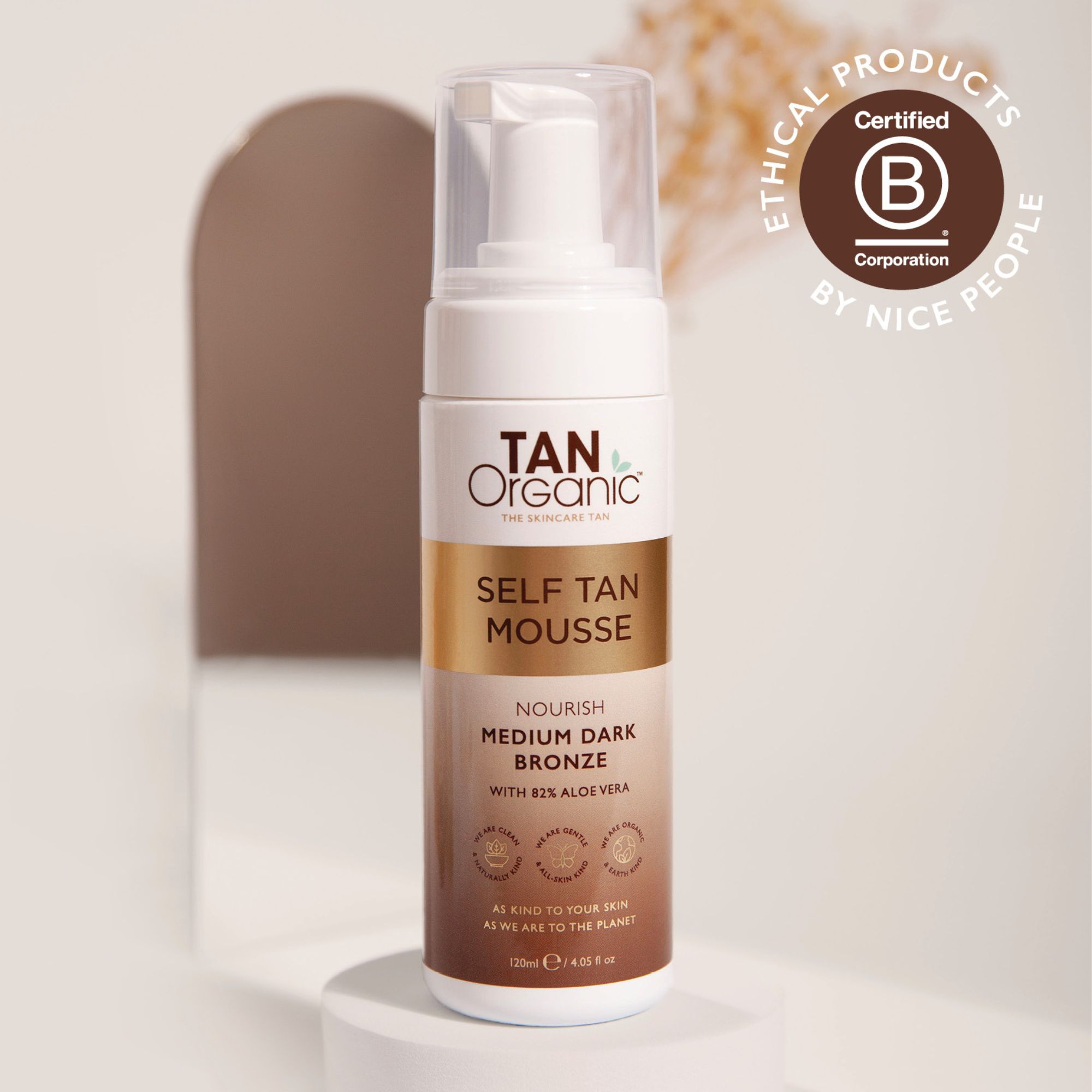 Self Tan Mousse 120ml Medium Dark Bronze