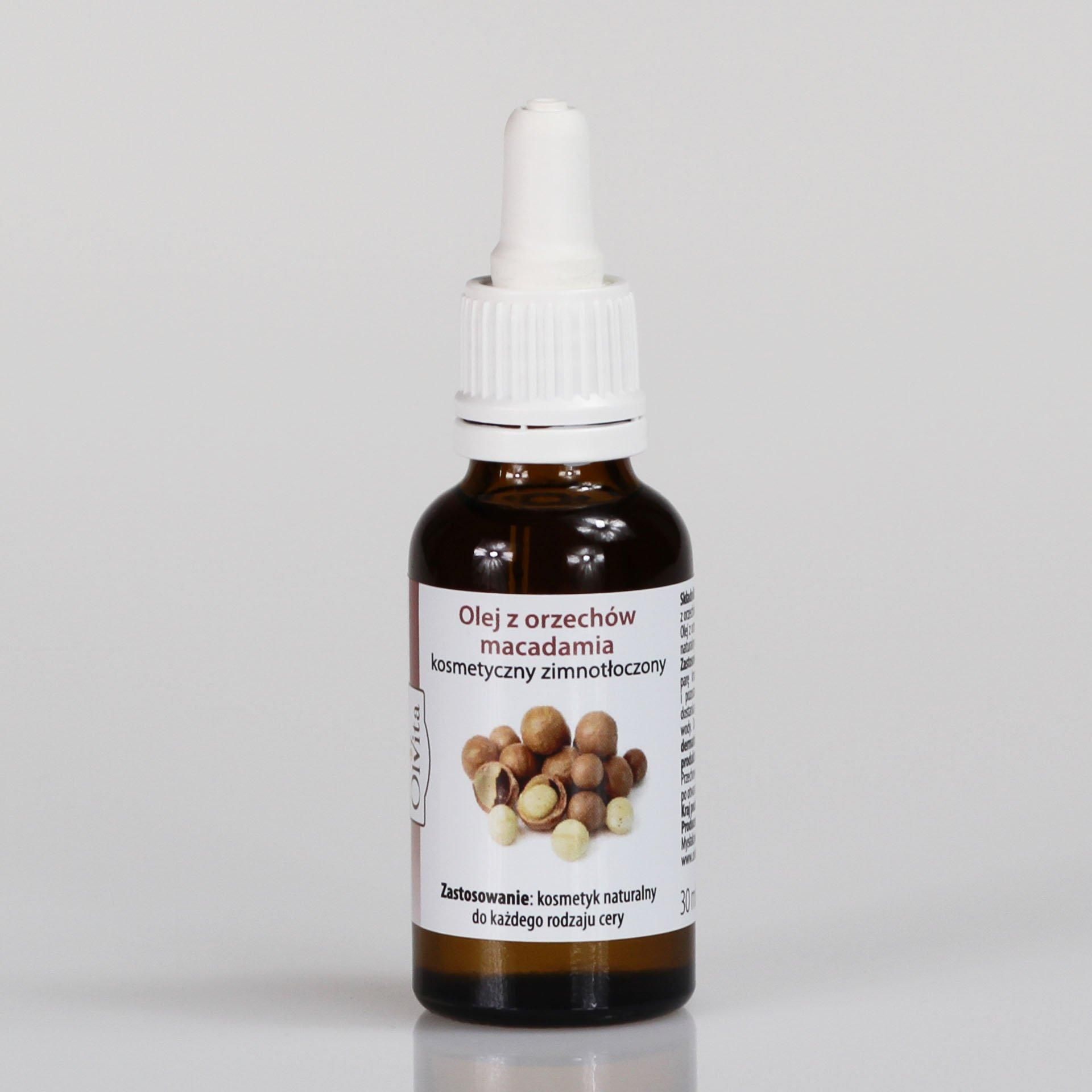 Cold Pressed Macadamia nut oil - Natural Cosmetic 30 ml