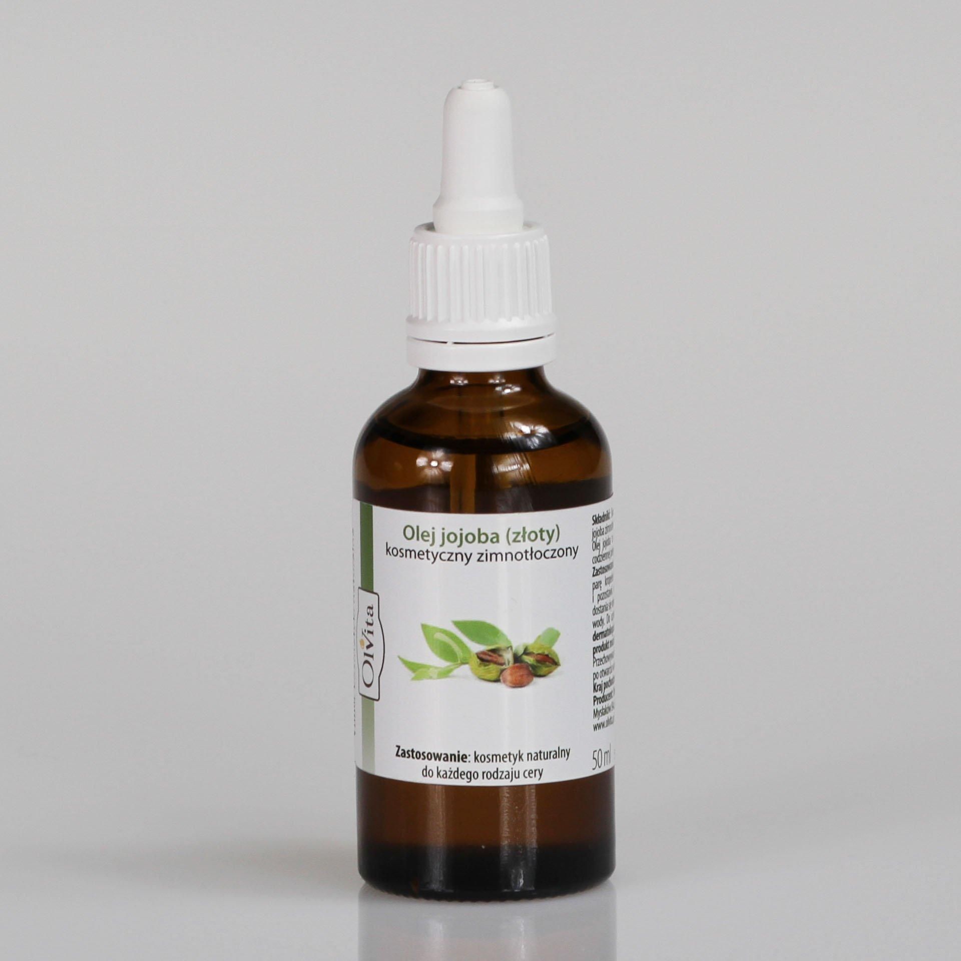 Cold Pressed Jojoba oil (Gold) - Natural Cosmetic 50 ml