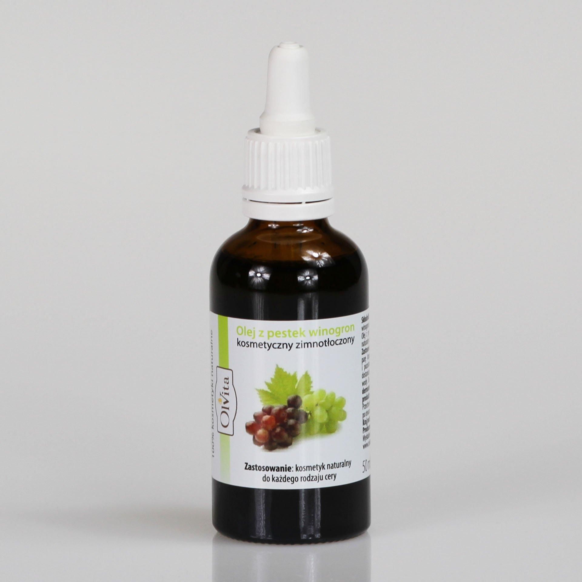 Cold Pressed Grape seed oil - Natural Cosmetic 50 ml