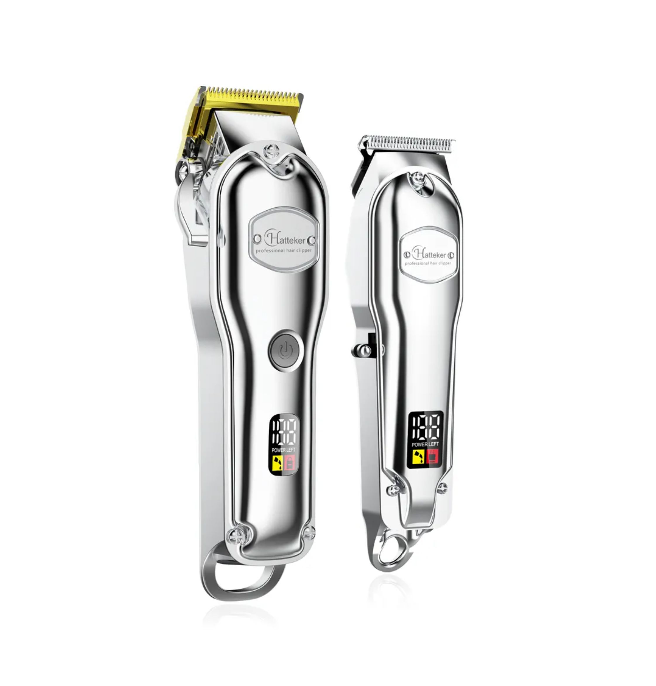 Professional Barbers Grooming Kit Rechargeable 2000 Mah Colorful Combs Hair Clippers Fully Washable