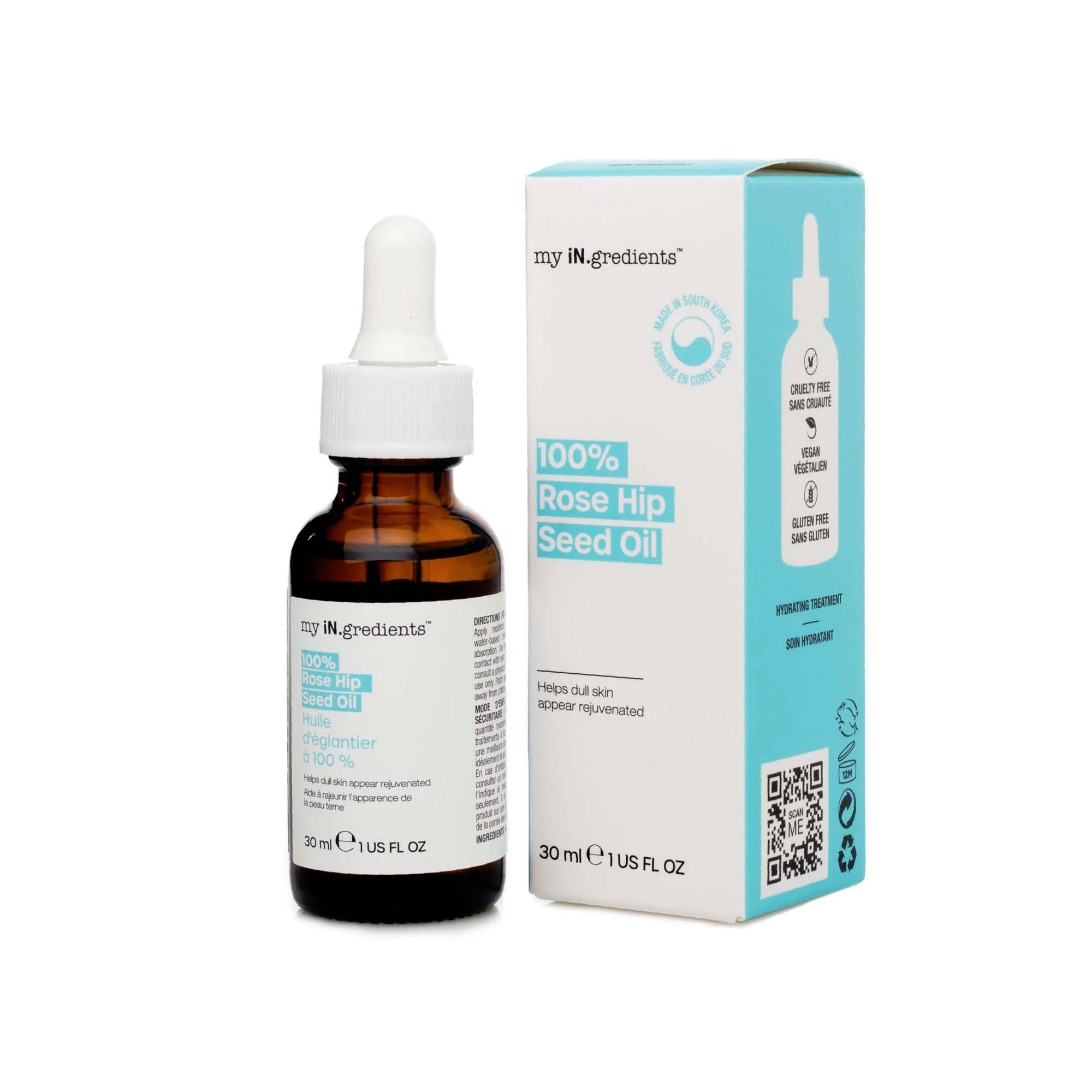 100% Rosehip Seed Oil 30ml