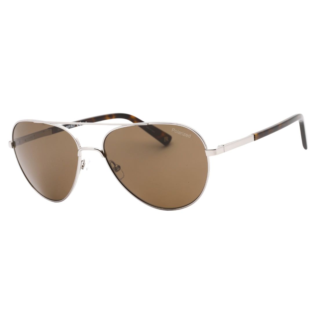 Bronze PZ Lensed Ruthenium Silver Sunglasses