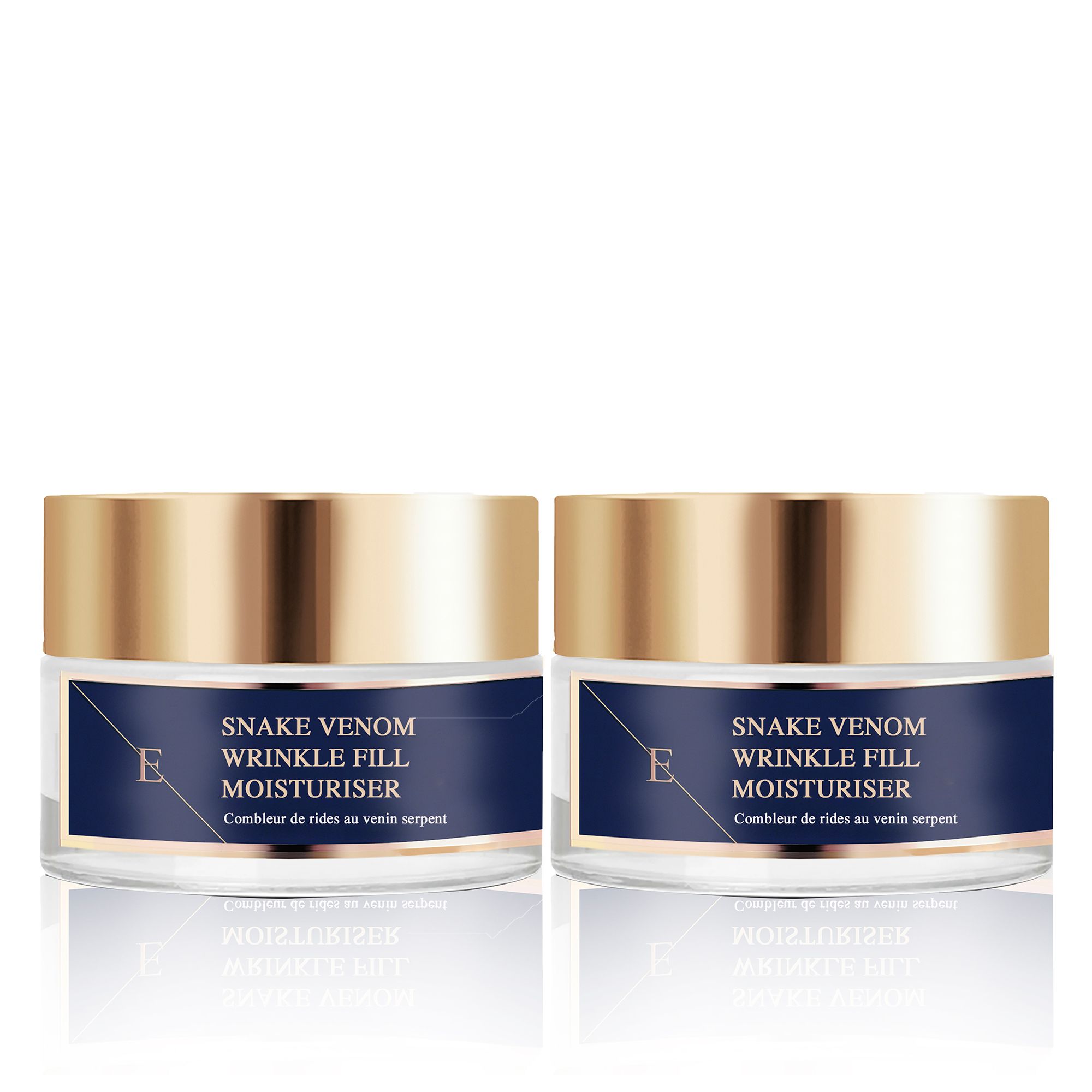 2 x Wrinkle Fill Snake Venom Moisturiser 50ml